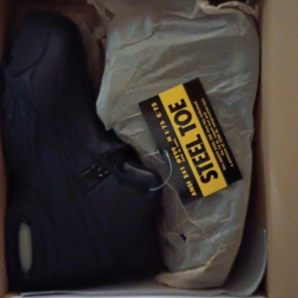 IRON AGE MENS BLACK WORK & SAFETY BOOTS SIZE 7.5 NEW main image 9